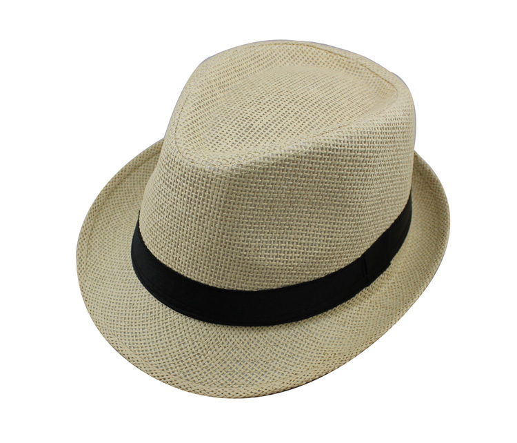 Summer general jazz hat straw braid hat personalized fedoras male outdoor sunbonnet sun hat