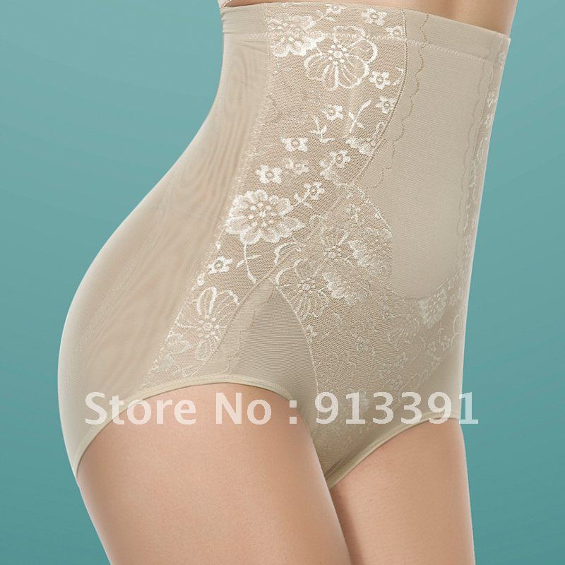 Summer high waist body shaping pants abdomen drawing thin waist butt-lifting pants beauty care pants breathable s 7831