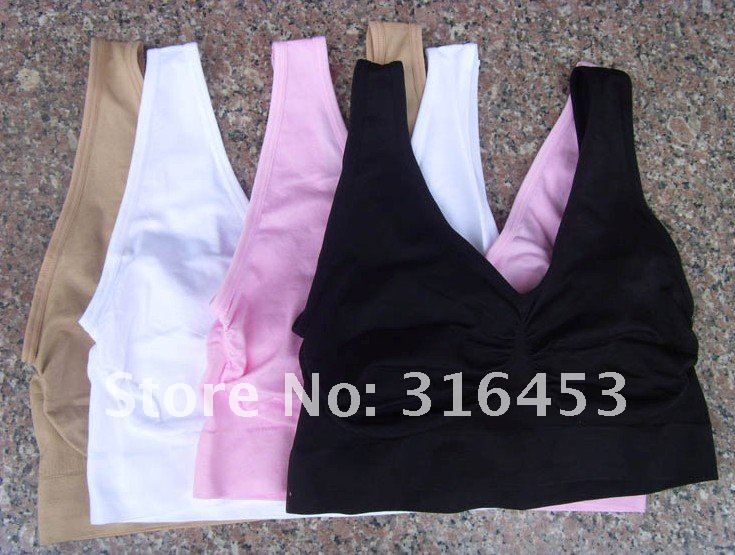 summer hot selling 30pcs Free shipping 3 colors genie bra , ahh bra with removable pads