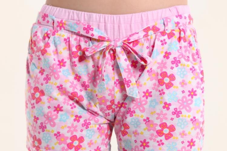 Summer knitted cotton flower beach pants shorts women's shorts