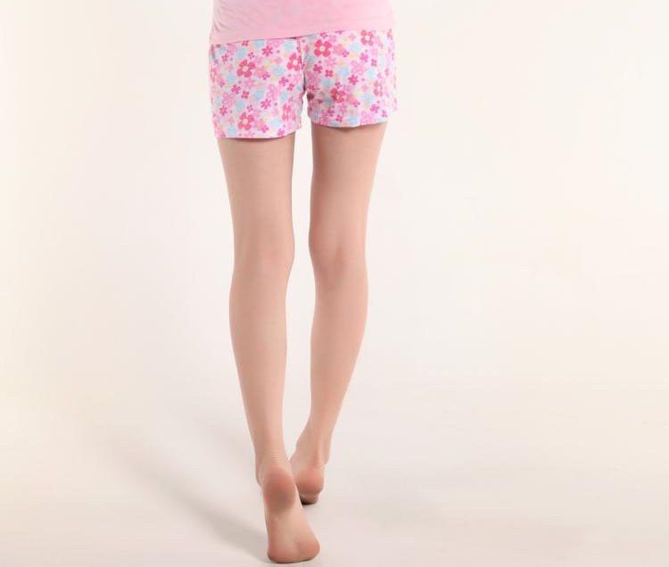 Summer knitted cotton flower beach pants shorts women's shorts