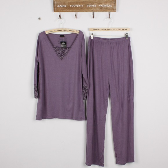 Summer lace modal sleep set lounge women's plus size plus size