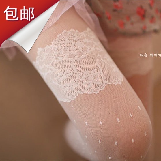 Summer legging socks female stockings ultra-thin transparent lace pantyhose