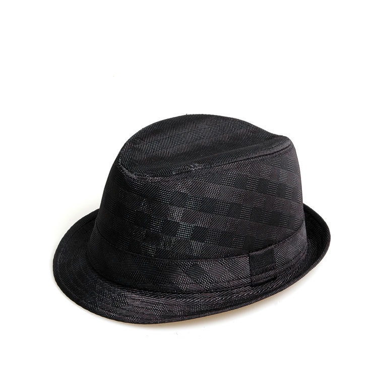 Summer male women's lovers cap straw braid black fedoras jazz hat male hat lm02