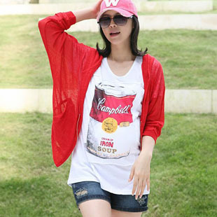 Summer maternity clothing clothes fashion letter loose short-sleeve T-shirt