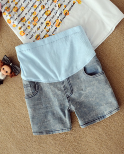 Summer maternity clothing denim shorts maternity shorts dx310