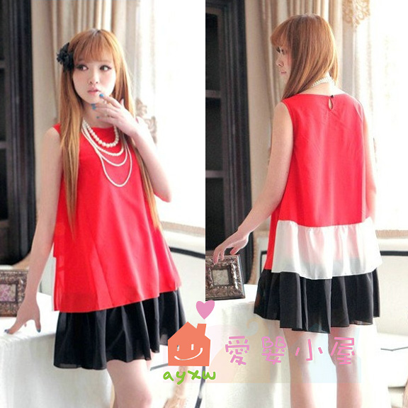 Summer maternity clothing maternity dress maternity casual all-match maternity summer one-piece dress xyc131