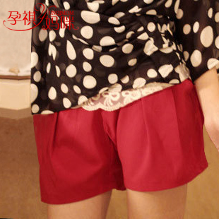 Summer maternity clothing maternity shorts summer fashion elegant simple casual pleated shorts