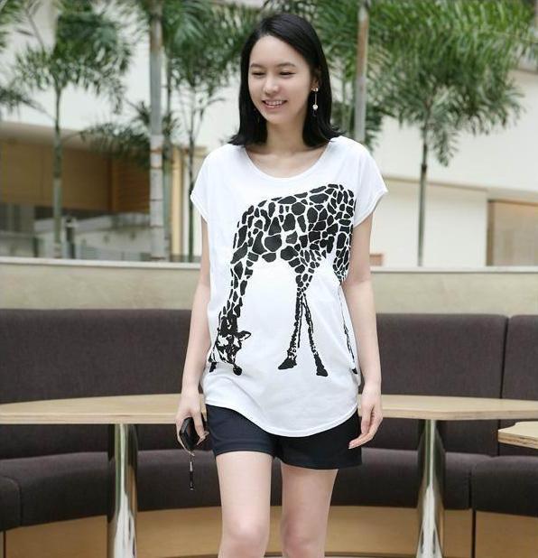 Summer maternity clothing onta maternity short-sleeve T-shirt maternity casual short-sleeve summer 2005