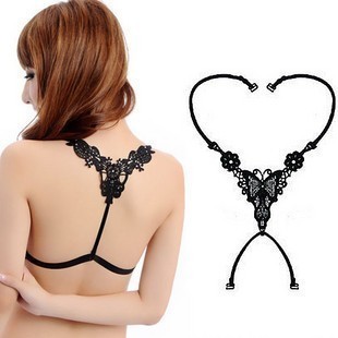 Summer mm behind the bow with diamond invisible shoulder strap cross underwear shoulder strap bra shoulder strap