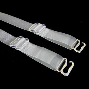 Summer mm quality stainless steel buckle high quality invisible transparent shoulder strap underwear shoulder strap bra with