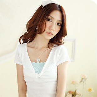 Summer modal tube top lace spaghetti strap underwear plus size top basic tube top bra h058