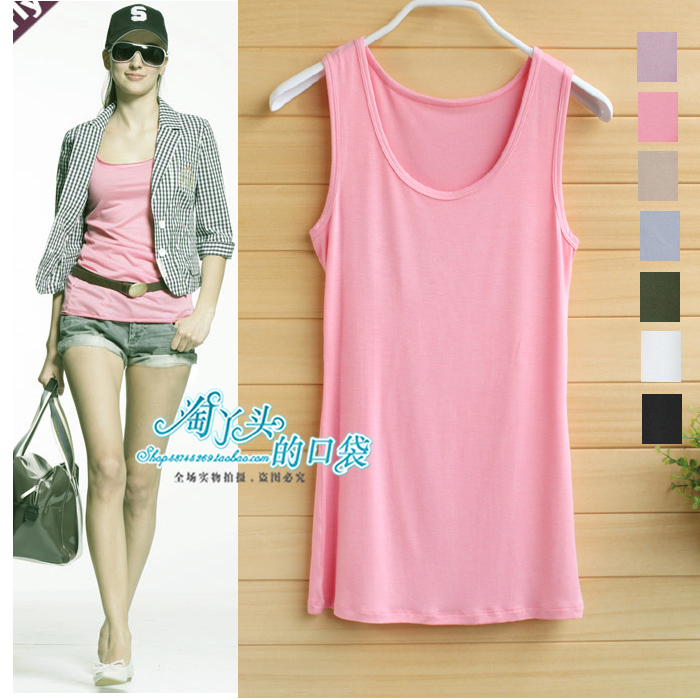 Summer modal UNIQLO vest female basic spaghetti strap vest basic shirt stick