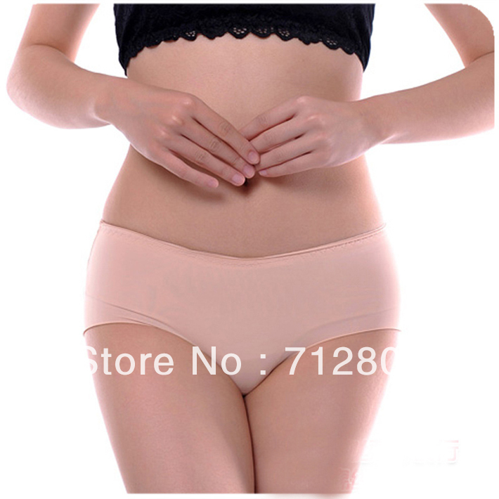 Summer necessary a chip ice silk  panties non-trace step-in/crotch bamboo fiber ladies's briefs