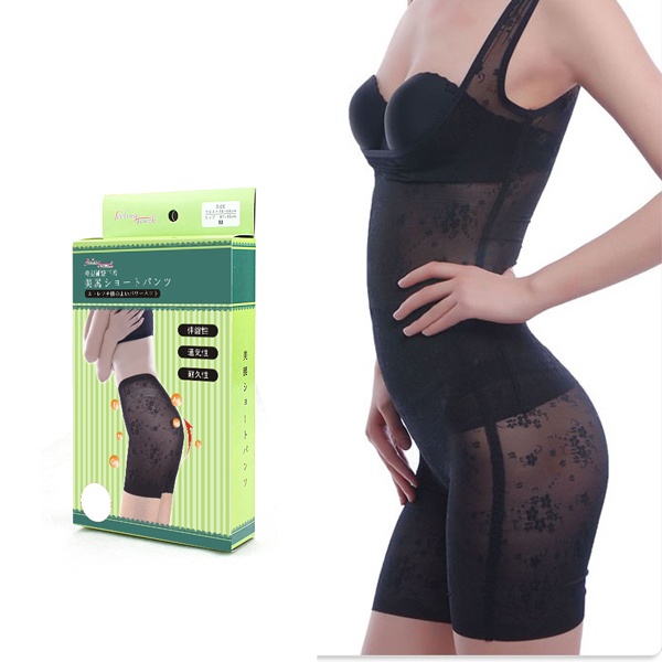 Summer net fabric high waist body shaping panties drawing thin waist abdomen body shaping pants trunk w056 free shiping