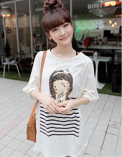 Summer new arrival 2013 fashion maternity clothing maternity top maternity short-sleeve t-shirt casual fashion