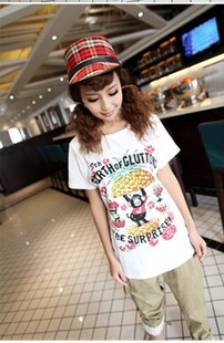 Summer new arrival 2013 maternity clothing maternity short-sleeve o-neck t-shirt loose and comfortable maternity top