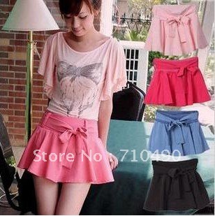 Summer new han edition loose female trousers bowknot KuQun leisure shorts hot pants