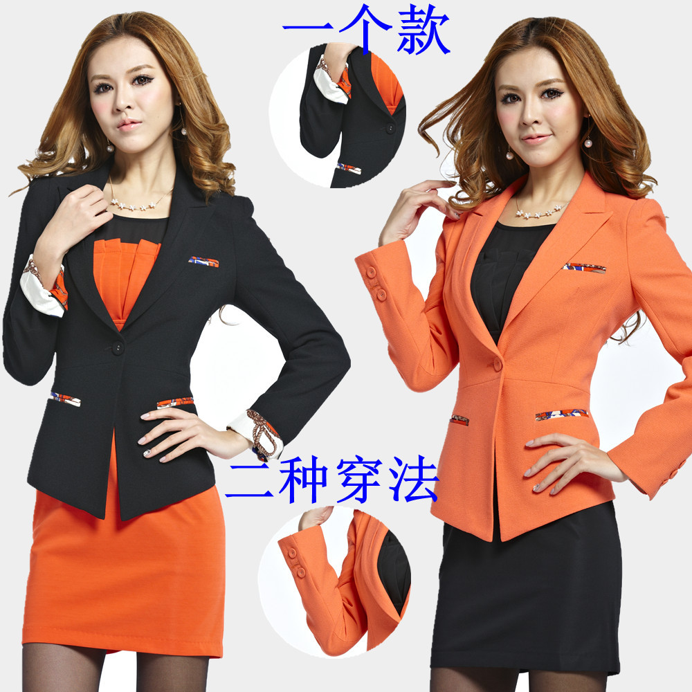 Summer one-piece dress ol work wear women's set women's fashion formal suit work wear