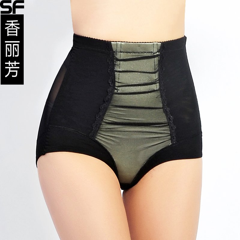 Summer thin women's high waist postpartum abdomen drawing butt-lifting panties slimming body shaping pants corset pants 2613
