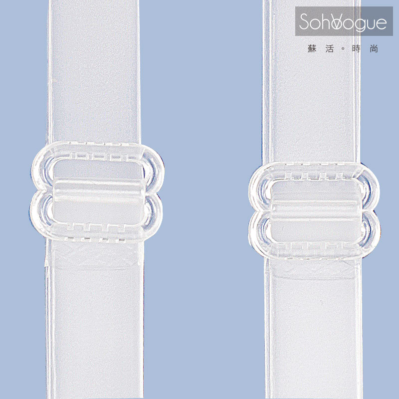 Summer transparent invisible tape underwear shoulder strap elastic silica gel bra belt