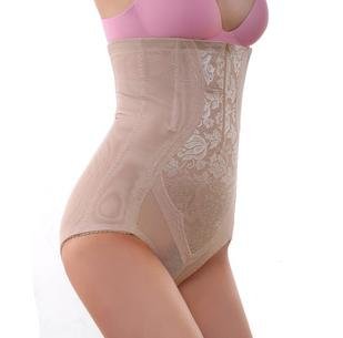 Summer ultra-thin high collecting gastric trousers Shoufu hip shaping pants triangular thin beam