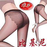 Summer ultra-thin pantyhose invisible wire socks butterfly invisible socks bikini Core-spun Yarn women's