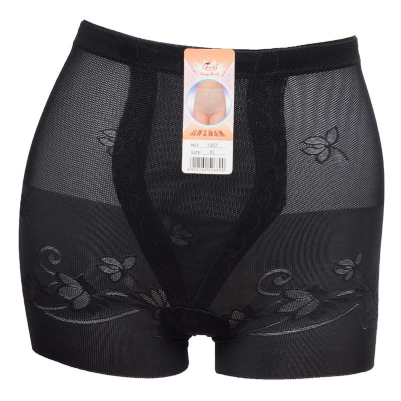 Summer ultra-thin seamless abdomen drawing panties butt-lifting body shaping pants corset pants slimming pants female panties