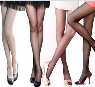 Summer ultra-thin stockings female plus crotch pantyhose socks