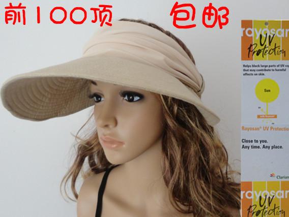 Summer Women anti-uv sun hat sunbonnet sun hat beach cap big along the cap visor