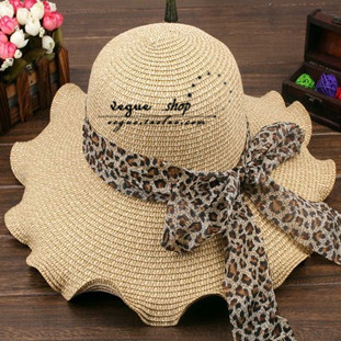 Summer women's scalloped large brim hat strawhat anti-uv sunbonnet sun hat beach hat sun