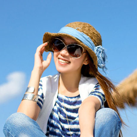Summer women's strawhat big along the cap sun-shading hat sun hat beach hat beach cap Women