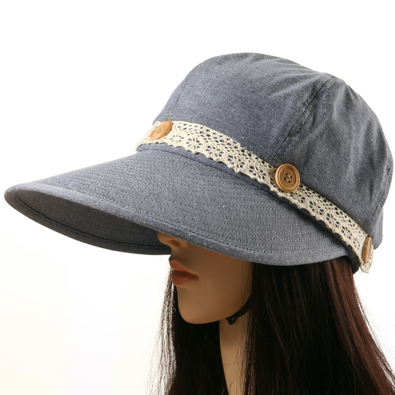 Summer women's sun-shading folding hat anti-uv outdoor big sun hat