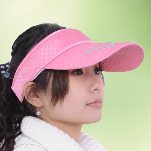 Summer women's sun-shading visor large brim hat anti-uv sun sunscreen crownless cap