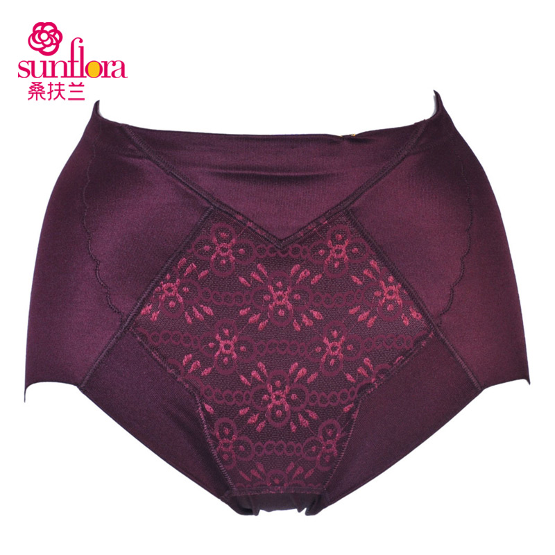 Sun flora . seamless panties thin waist abdomen drawing body shaping pants bk603