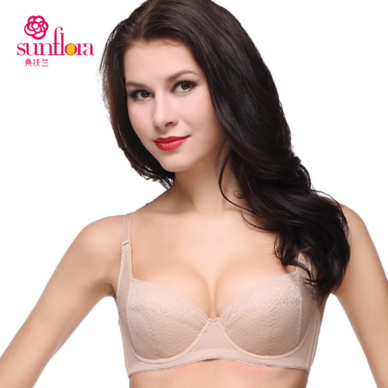 Sun flora single-bra push up adjustable women's underwear aza06