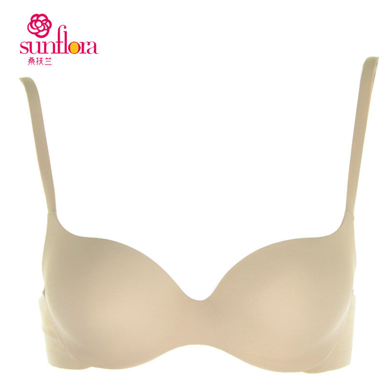 Sun flora underwear push up glossy seamless comfortable lycra material women's single-bra am901