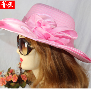 Sun hat sunbonnet spring and summer women's hat beach cap laciness cap