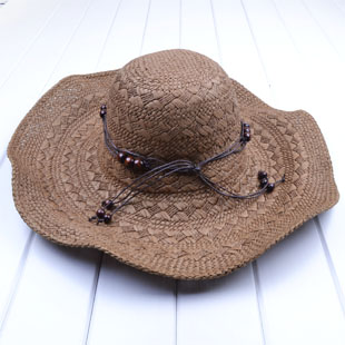 Sun-shading large brim hat iron wire big along the cap summer sunbonnet travel hat sunscreen