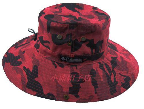 Sunbonnet bucket hat sun hat outdoor cap Camouflage cap sun hat beach cap big along the cap red hat