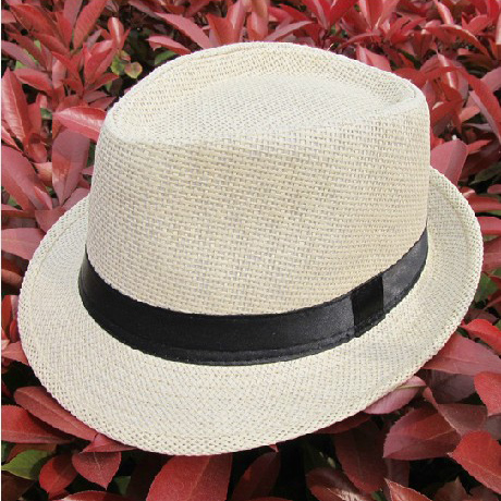 Sunbonnet vintage fashion small fedoras female summer hat male jazz hat lovers beach