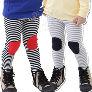 SUNLUN FANTASY ZONE FREE SHIPPING stripe patch boys clothing girls clothing baby trousers legging kz-1146