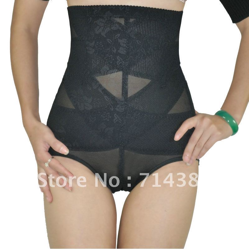 Super breathable abdomen drawing butt panties ultra high waist abdomen drawing butt-lifting body shaping pants 8816