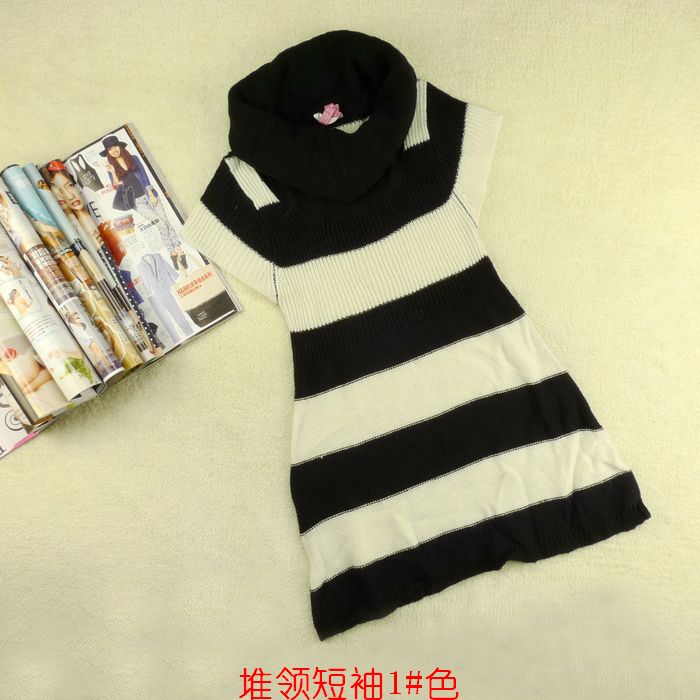 Super cabbage price ! fashion ramle women's slim sweater short-sleeve sweater m1