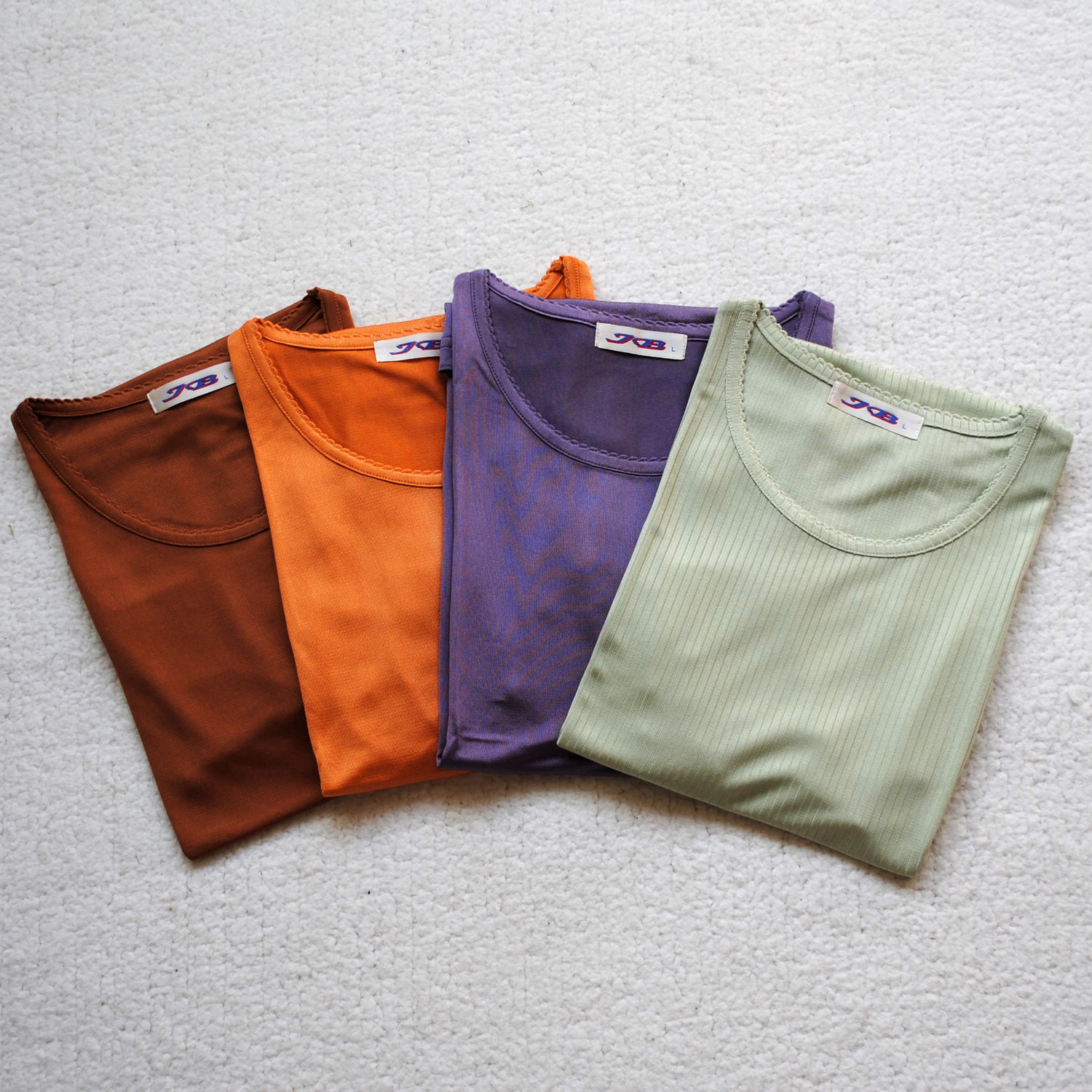 Super-elevation ! pure silk knitted basic shirt multi-color