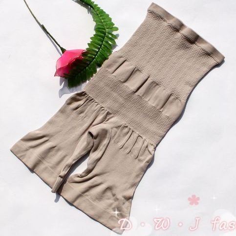 Super high waist 500d body shaping pants abdomen drawing butt-lifting shorts capris