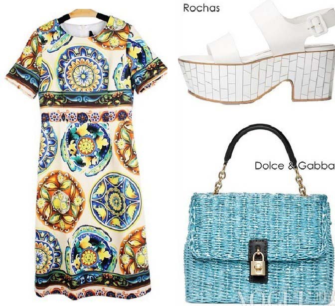 Super Hot 2013 New Collection International Popular Vintage print Colorful ladies' fashion dress,women branded fashion dress