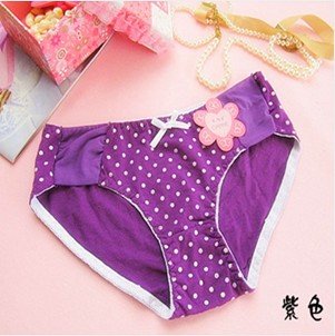 Super hot Cotton gauze underwear pure color little version low waist briefs 10pcs/lot per color