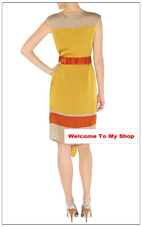 Super hot!!  /Retail 2013 New  Fashion Fashion spell color irregular pendulum Slim Dress