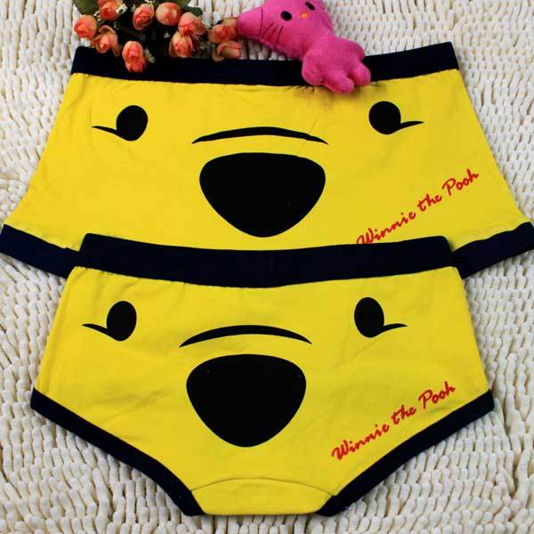 Super man DORAEMON MICKEY hyraxes 100% cotton cartoon male 100% cotton lovers panties